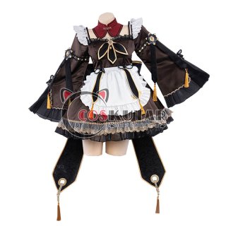 原神 Genshin エウルア メイド服 コスプレ衣装｜COSKUTARコスプレ衣装専門店