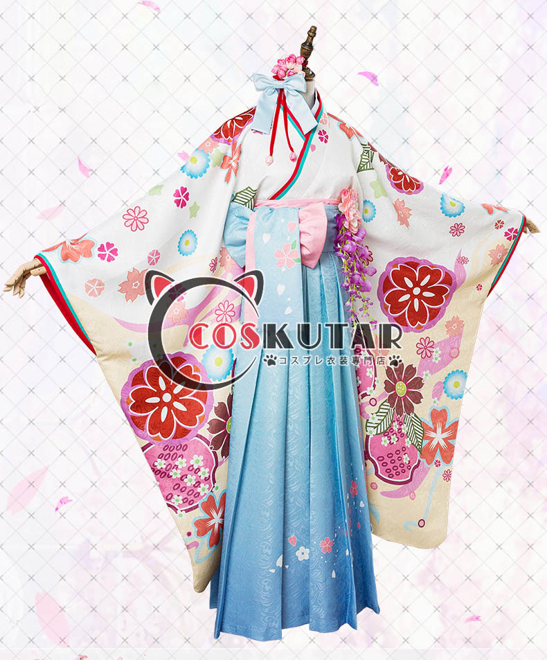 Fate/Grand Order FGO マシュ・キリエライト コスプレ衣装 正月礼装 概念礼装 いろはにほへと 和服